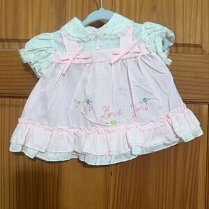 Cradle Togs I Love You Embroidered Dress